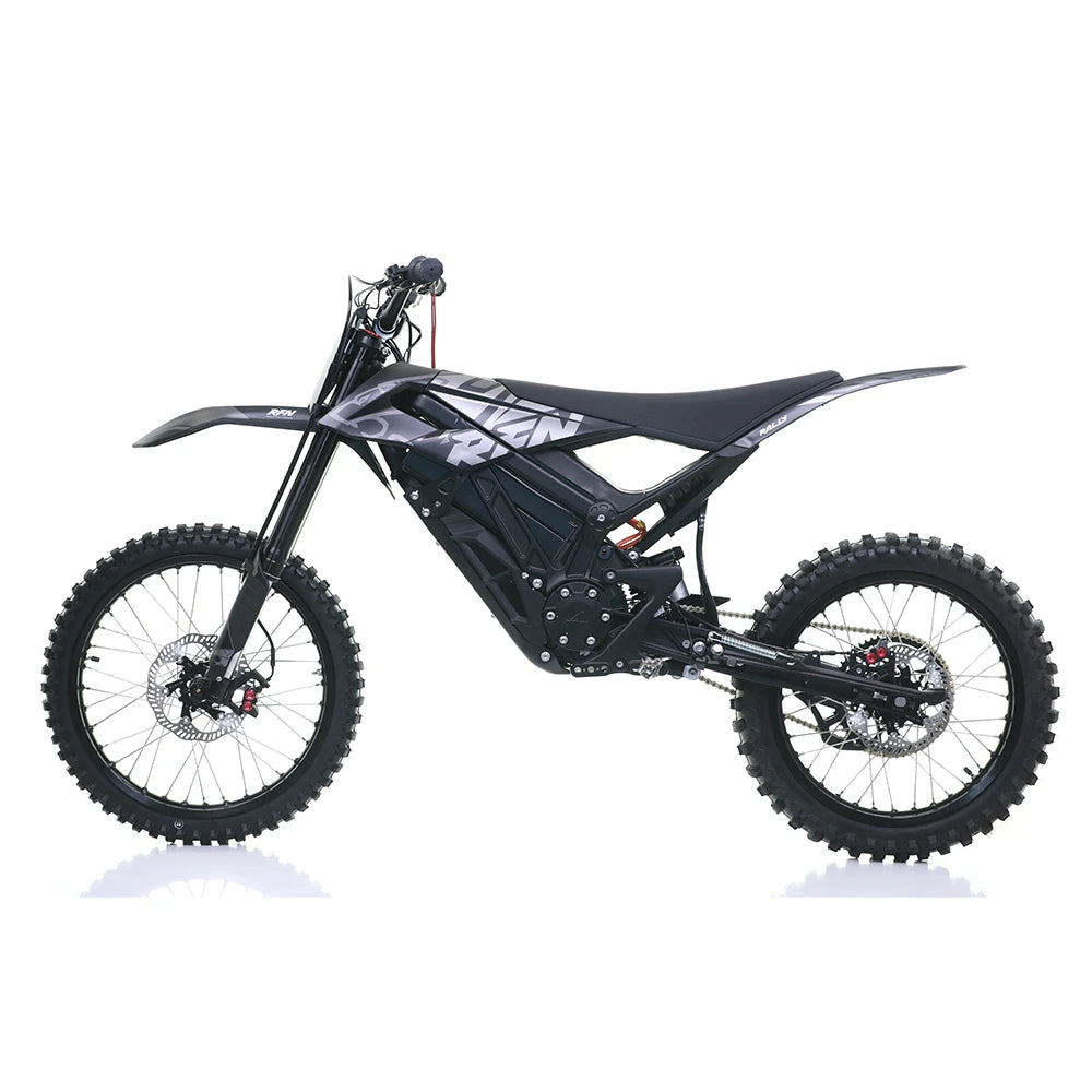 RFN Rally Pro Elektro-Motorrad in Schwarz