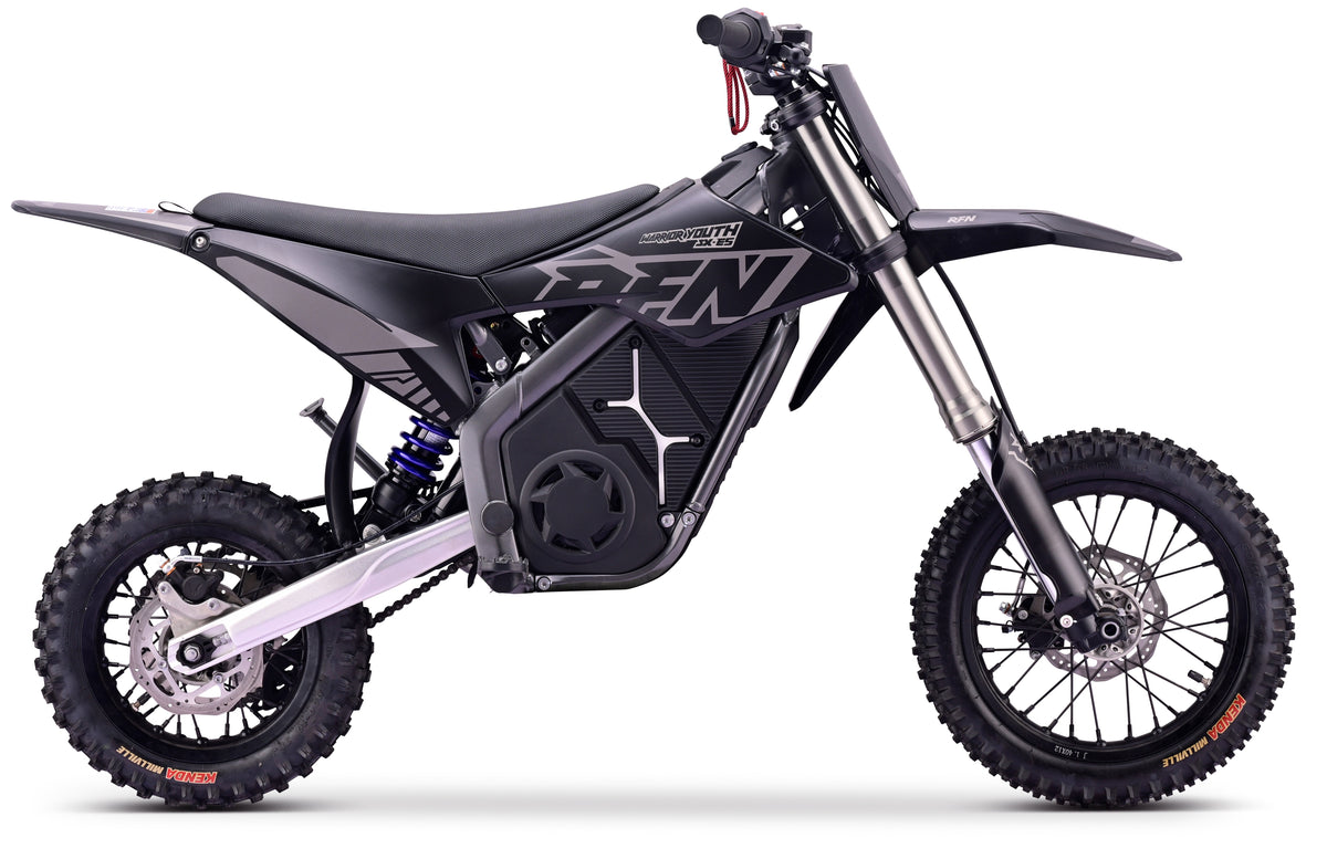RFN Warrior SX-E5 Kinder-E-Motorrad in Schwarz