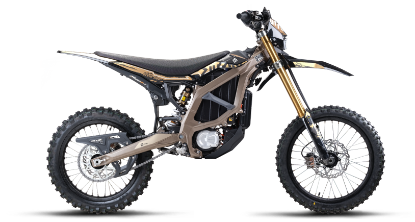 Sur-Ron Ultra Bee T L3e 21 kW Elektro-Motorrad in Braun